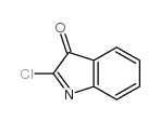 2-氯-3H-吲哚-3-酮 结构式