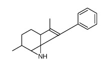 5-甲基-2-(1-甲基乙烯基)-1-苯基-7-氮杂双环[4.1.0]庚烷 结构式
