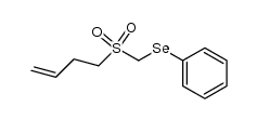 Benzene, [[(3-buten-1-ylsulfonyl)methyl]seleno]- 结构式