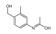 N-[4-(羟甲基)-3-甲基苯基]乙酰胺 结构式
