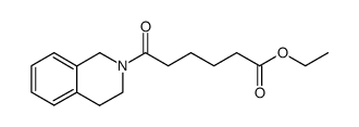 2(1H)-Isoquinolinehexanoic acid, 3,4-dihydro-ε-oxo-, ethyl ester 结构式