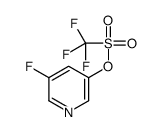 5-氟吡啶-3-基 三氟甲磺酸酯 结构式