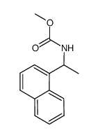 Carbamic acid, [1-(1-naphthalenyl)ethyl]-, methyl ester (9CI) 结构式