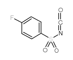 4-氟苯磺酰基异氰酸酯 结构式