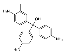 (4-氨基-3-甲苯基)-双(4-氨苯基)甲醇 结构式