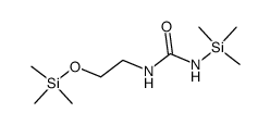 Urea, N-(trimethylsilyl)-N'-[2-[(trimethylsilyl)oxy]ethyl]- 结构式