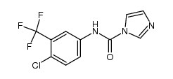 1H-Imidazole-1-carboxamide, N-[4-chloro-3-(trifluoromethyl)phenyl]- 结构式