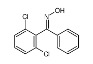 (E)-(2,6-二氯苯基)苯基甲酮肟 结构式
