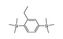Benzene, 2-ethyl-1,4-bis(trimethylsilyl)- 结构式