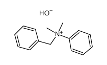 Benzenemethanaminium, N,N-dimethyl-N-phenyl-, hydroxide (1:1) 结构式
