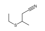 Butanenitrile, 3-(ethylthio)- 结构式