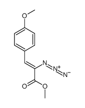 METHYL 2-AZIDO-3-(4-METHOXYPHENYL)ACRYLATE 结构式