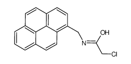 Acetamide, 2-chloro-N-(1-pyrenylmethyl)- 结构式