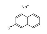 2-萘硫醇钠 结构式