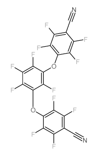Benzonitrile,4,4'-[(2,4,5,6-tetrafluoro-m-phenylene)dioxy]bis[2,3,5,6-tetrafluoro- (8CI) 结构式