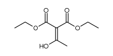 Propanedioic acid, 2-(1-hydroxyethylidene)-, 1,3-diethyl ester 结构式