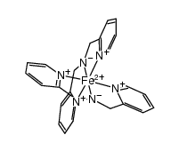 双[N-[(2-吡啶基-κN)甲基]-2-吡啶甲胺合-κN1,κN2]铁,(OC-6-11')- 结构式