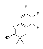 2,2-二甲基-N-(3,4,5-三氟苯基)丙酰胺 结构式