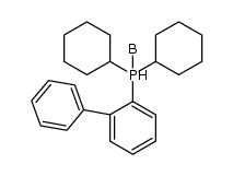 (2-biphenyl)dicyclohexylphosphane-borane(1:1) 结构式