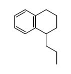 1-丙基-1,2,3,4-四氢萘 结构式