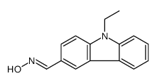 9-乙基-9H-咔唑-3-甲醛肟 结构式