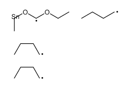 Stannane, tributyl(diethoxymethyl)- 结构式