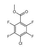 4-氯-2,3,5,6-四氟苯甲酸甲酯 结构式