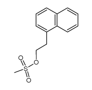 1-Naphthaleneethanol, 1-methanesulfonate 结构式