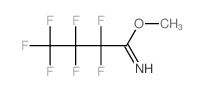 2,2,3,3,4,4,4-七氟丁亚氨酸甲酯 结构式
