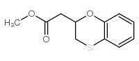 (2,3-DIHYDRO-BENZO[1,4]OXATHIIN-2-YL)-ACETIC ACID METHYL ESTER 结构式