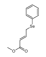 2-Butenoic acid, 4-(phenylseleno)-, methyl ester, (E)- (9CI) 结构式