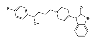2H-Benzimidazol-2-one, 1-[1-[4-(4-fluorophenyl)-4-hydroxybutyl]-1,2,3,6-tetrahydro-4-pyridinyl]-1,3-dihydro- 结构式