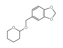 5-(oxan-2-yloxymethyl)benzo[1,3]dioxole 结构式