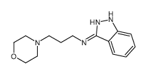 1H-Indazol-3-amine, N-[3-(4-morpholinyl)propyl]- 结构式