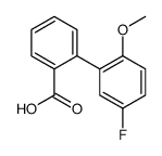 2-(5-氟-2-甲氧基苯基)苯甲酸 结构式
