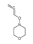 4-(1,2-丙二烯-1-基氧基)吗啉 结构式
