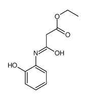 Propanoic acid, 3-[(2-hydroxyphenyl)amino]-3-oxo-, ethyl ester 结构式