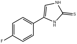 1,3-二氢-4-(4-氟苯基)-2H-咪唑-2-硫酮 结构式