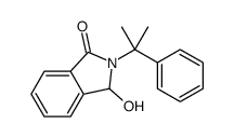 1H-Isoindol-1-one, 2,3-dihydro-3-hydroxy-2-(1-methyl-1-phenylethyl)- 结构式