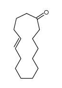 5-Cyclopentadecen-1-one, (5E)- 结构式