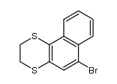 6-溴-2,3-二氢萘并[1,2-b]-1,4-二噻英 结构式