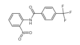 N-(2-硝基苯基)-4-(三氟甲基)苯甲酰胺 结构式