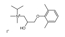 [3-(2,6-dimethylphenoxy)-2-hydroxypropyl]-dimethyl-propan-2-ylazanium,iodide 结构式