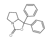 1,1-二苯基四氢吡咯并[1,2-c]噁唑-3-酮 结构式