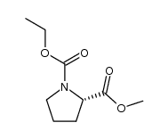 1-乙基 2-甲基吡咯烷-1,2-二羧酸酯 结构式