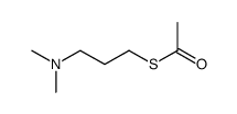 Ethanethioic acid, S-[3-(dimethylamino)propyl] ester 结构式