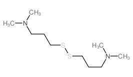 3,3'-二硫代双(N,N-二甲基-1-丙胺) 结构式
