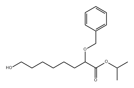 8-羟基-2-(苄氧基)辛酸异丙酯 结构式