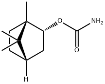 (1S,2R,4S)-1,7,7-三甲基双环[2.2.1]庚-2-醇-2-氨基甲酸酯 结构式