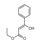 3-羟基-3-苯基-2-丙烯酸乙酯 结构式